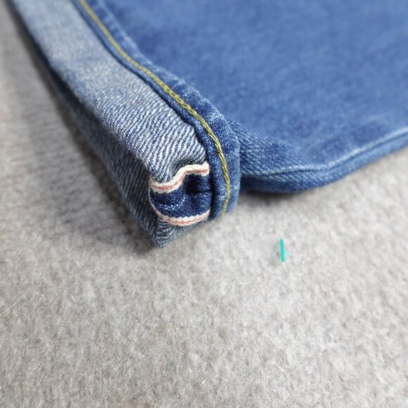 JOURNAL STANDARD Relume Jeans 32 x 31 Blue Cotton Redline Selvedge Button Fly - Picture 3 of 11